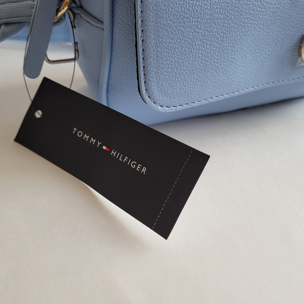 Blue Tommy Hilfiger Crossbody Bag - Picture 7 of 9